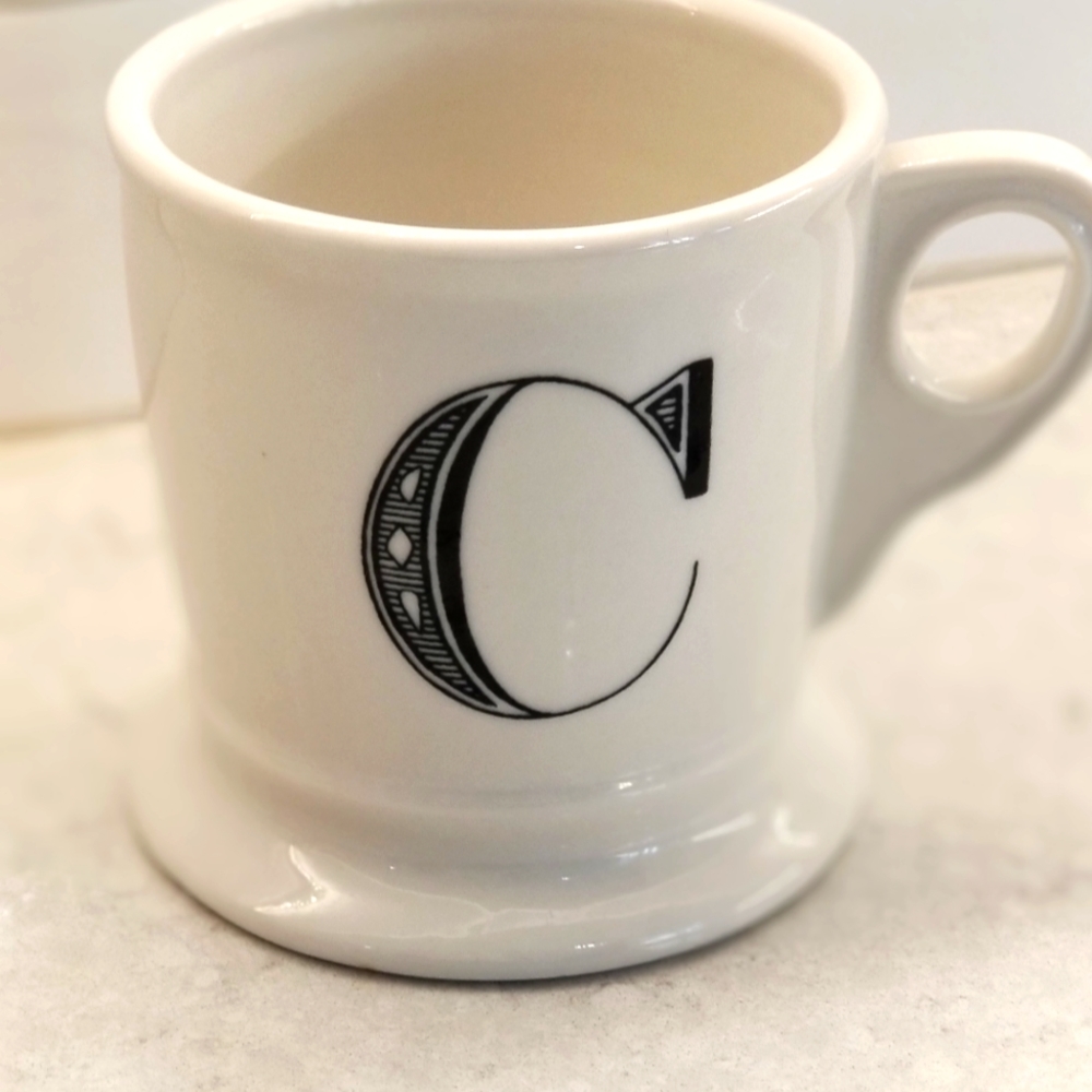 Anthropologie Monogram Mug "C"